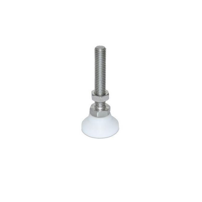 1072395 | MSM-064C-032-S3AB --- Levelling Studded Mounts - 1/4-20 UNC - 6.35mm - 25.4x17.9 mm Swivel - Stainless Steel 303/304 Similar to A2, 18-8 HRB80 Mount