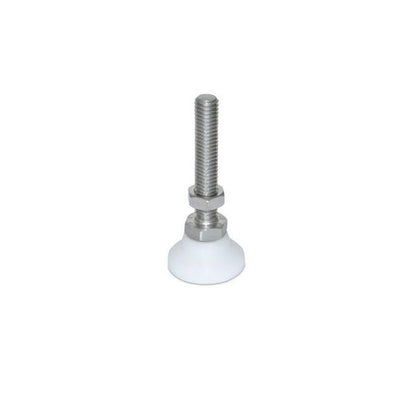 1072395 | MSM-064C-032-S3AB --- Levelling Studded Mounts - 1/4-20 UNC - 6.35mm - 25.4x17.9 mm Swivel - Stainless Steel 303/304 Similar to A2, 18-8 HRB80 Mount