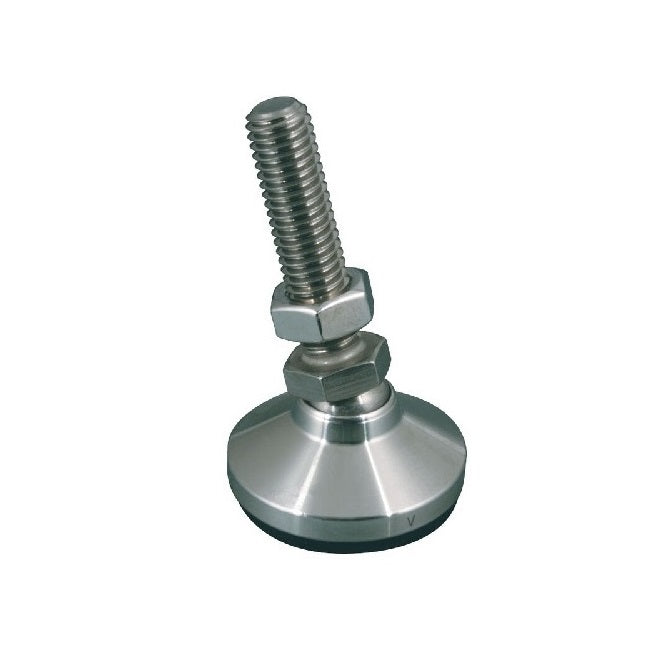 1122775 | MSM-191C-051-S3 --- Levelling Studded Mounts - 3/4-10 UNC -19.05mm- 76.2x38.1 mm - Stainless Steel 303/304 (Similar to A2, 18-8) HRB80