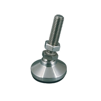 1072409 | MSM-064C-064-S3 --- Levelling Studded Mounts - 1/4-20 UNC - 6.35mm - 25.4x17.9 mm Swivel - Stainless Steel 303/304 Similar to A2, 18-8 HRB80 Mount