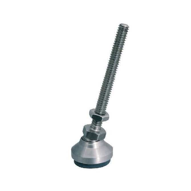 1123814 | MSM-200M-120-S4RP --- Levelling Studded Mounts - M20 - 20x2.5mm - 60x42 mm Swivel - Stainless Steel 304 Similar to A2, 18-8 HRB80 Mount