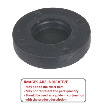 1159118 | MLP-0050-CR --- Levelling Cover Pads Mounts - 50 mm - 2 - - - Neoprene Rubber Mount