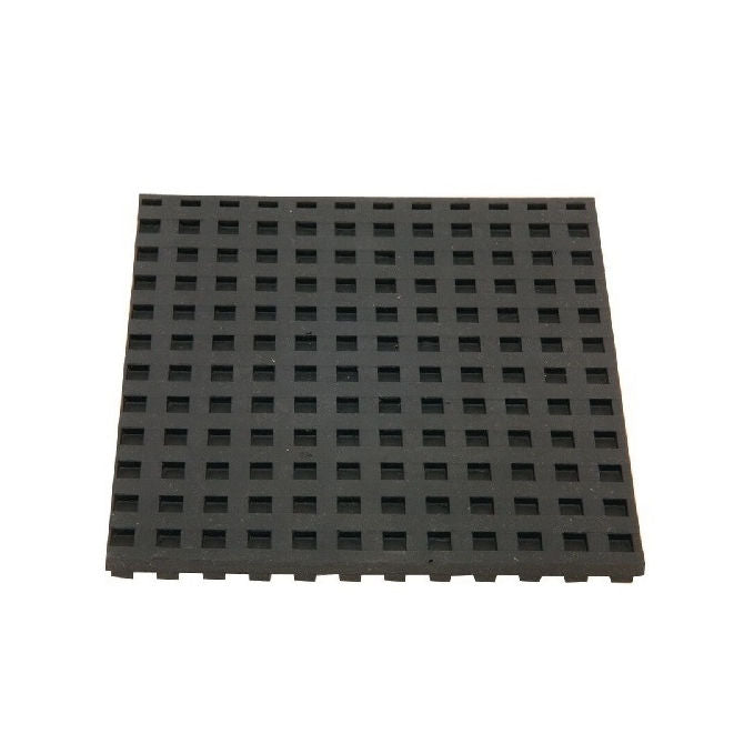 1199220 | MNP-150-152-W --- Neoprene Pads Mounts - 152.40 x 152.40 mm 150.0 - 300.0 psi 12.7 mm Waffle Pattern - Neoprene Rubber Mount
