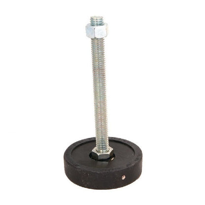 1208165 | MPL-0227-S --- Pivotal Levellers Mounts - 226.8 Kg - 76.2x19.05 mm With Stud - Neoprene Rubber Mount