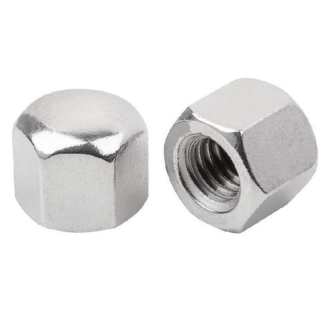 1063688 | NT050M-CP-S4 (10 Pcs) --- Cap Nuts - M5 - 5x0.8mm - 304 Stainless - 6.64 - 8.0 Nut