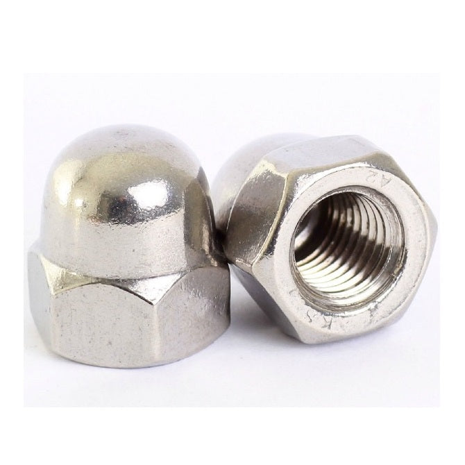 Dome Nuts - 1/2-13 UNC -12.7mm- 316 Stainless 23.81 mm