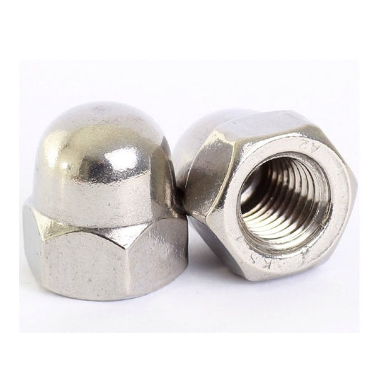 Dome Nuts - M8 -8x1.25mm- 316 Stainless 15 mm