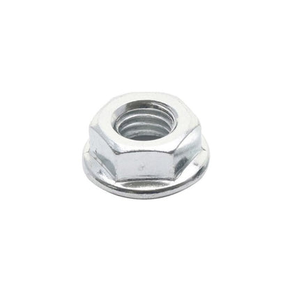 Flanged Nuts - M8 -8x1.25mm- Zinc Plated Steel 7.2 mm