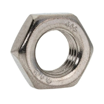 1088942 | NT100M-HH-S6 (10 Pcs) --- Hexagonal Nuts - M10 - 10x1.5mm - 4.7x17 mm Half - Stainless Steel 316 Similar to A4, 18-10 Nut