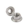 Flanged Nuts - M8 -8x1.25mm- 304 Stainless