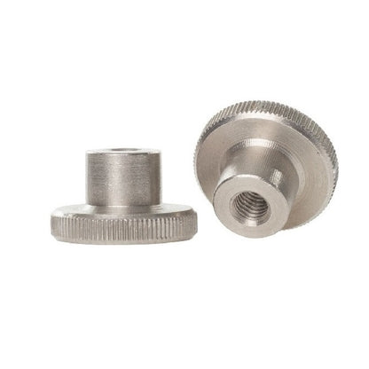 Thumb Nuts - 6-32 UNC -3.5mm- 9.5x3.18 mm - Stainless Steel 303/304 Similar to A2, 18-8 HRB80