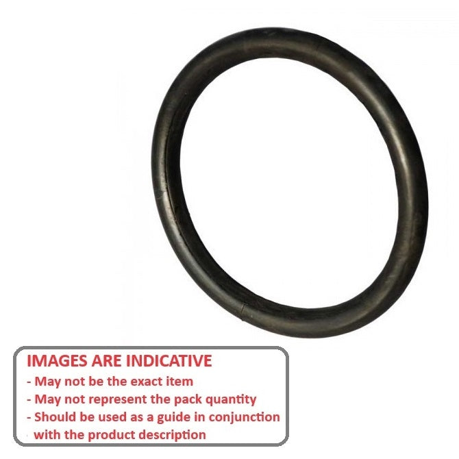 1194744 | OR-13200-400-N70 (100 Pcs) --- General Purpose O-Rings - 132x4 mm - Black Nitrile Rubber - Nitrile NBR, BUNA-N O-Ring