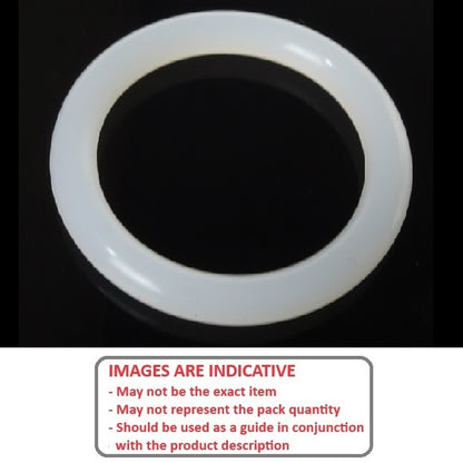 1093822 | ORB-01077-262-S70-111-C (PK-1000) --- Silicone Rubber Bulk O-Rings - 10.77x2.62 mm - Clear - Silicone Rubber O-Ring