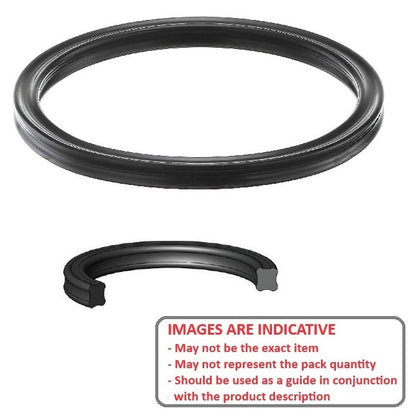 1124885 | QR-02064-320-N70 (200 Pcs) --- Quad O-Rings - 20.64x3.18 mm - Nitrile NBR O-Ring