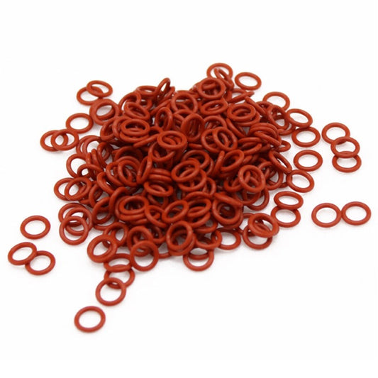 Silicone Rubber Bulk O-Rings - 3x1.5 mm - Red - Silicone Rubber O-Ring