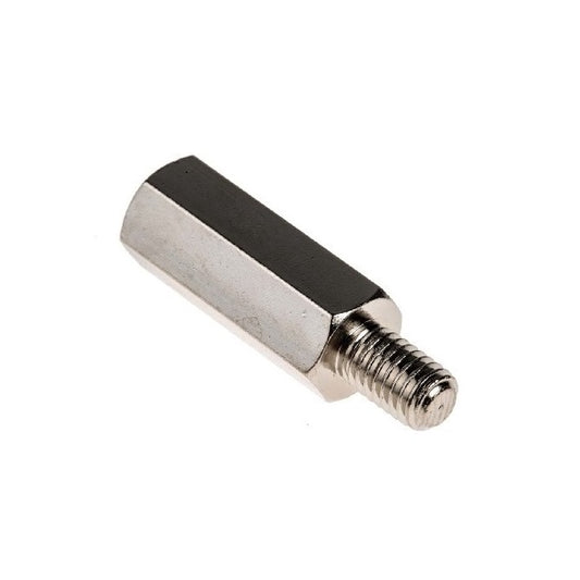 Threaded Pillars - 6-32 UNC -3.5mm- 6.35x19.05 mm - Stainless Steel 303 Similar to A2, 304, 18-8 
