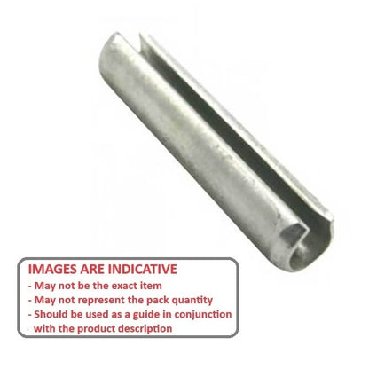 1038499 | RP019-0286-Z (500 Pcs) --- Roll Pins - 1.98x28.6x2.18 mm - Spring Steel Zinc Plated