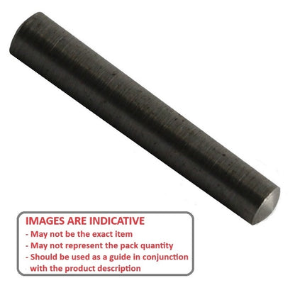 1068423 | TPM-0600-06000-M --- Taper Metric Pins - 6x60x7.2 mm - Carbon Steel Unhardened Pin