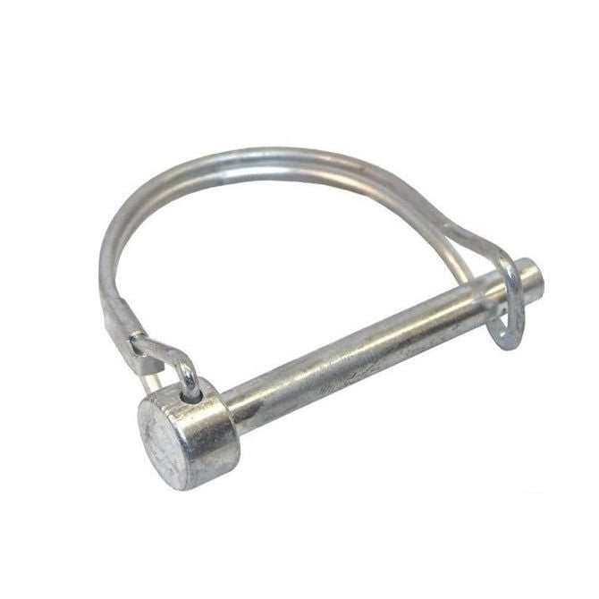 1088168 | LYP-R2-095-038-CZ (4 Pcs) --- Wire Lock Lynch Pins - 9.53x38.1x2.3 mm - Carbon Steel Spring Wire Zinc Plated