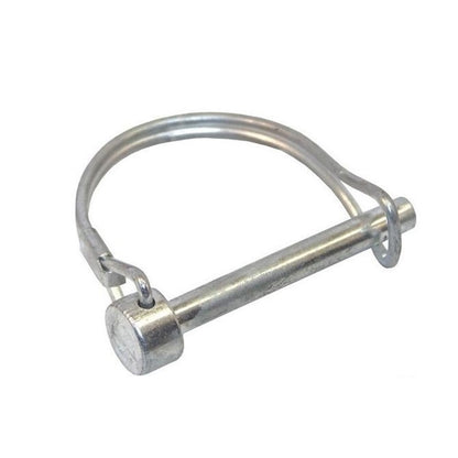 1088168 | LYP-R2-095-038-CZ (4 Pcs) --- Wire Lock Lynch Pins - 9.53x38.1x2.3 mm - Carbon Steel Spring Wire Zinc Plated