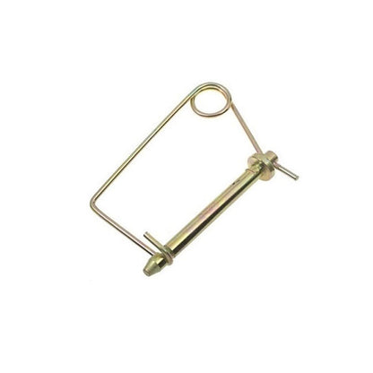 1078275 | LYP-T1-079-057-CZ (25 Pcs) --- Wire Lock Lynch Pins - 7.94x57.15x2.3 mm Single Wire - Carbon Steel Spring Wire Zinc Plated Pin