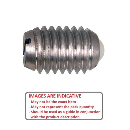 1055377 | PLST-042F-111-AS-007 --- Spring Plungers - 8-36 UNF - 4.17mm - 11.1 mm - 2.2 N No Handle - Stainless Steel Body with Acetal Plunger