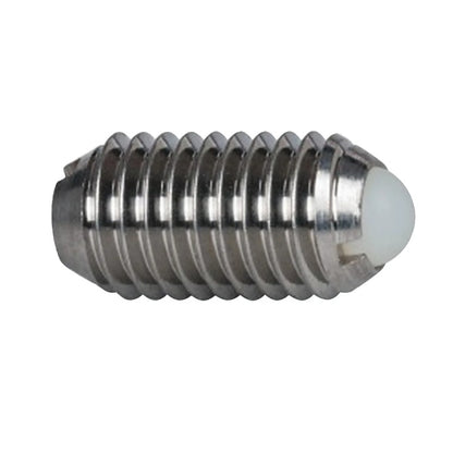 1055377 | PLST-042F-111-AS-007 --- Spring Plungers - 8-36 UNF - 4.17mm - 11.1 mm - 2.2 N No Handle - Stainless Steel Body with Acetal Plunger