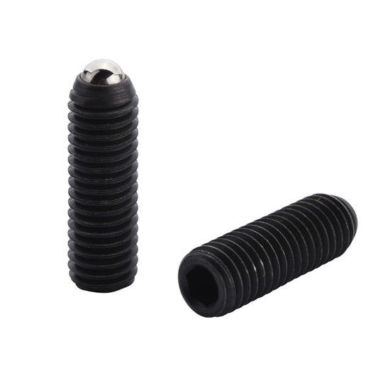 Ball Threaded Plungers - M16 - 16x2mm - 25 mm - 30 N Steel Body - Stainless Steel 303/304 Similar to A2, 18-8 HRB80