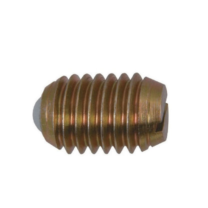 1054905 | PLBT-042C-087-CN-006 --- Ball Threaded Plungers - 8-32 UNC -4.17mm- 8.7 mm - 2.2 N - Steel Body with Nylon Ball