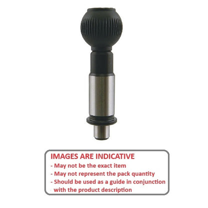 1149173 | PLI-P-250-500-42-BG --- Indexing Precision Plungers - 38x60 mm - 4 N Ball Grip - Steel Plunger