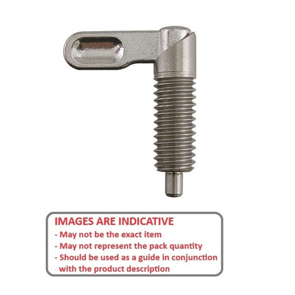 1086169 | PLIT-040-095C-10-G-S3 (Each) --- Indexing Plungers - 3/8-16 UNC - 9.53mm - 20 mm - 0.4 N Grip - Stainless Steel Plunger