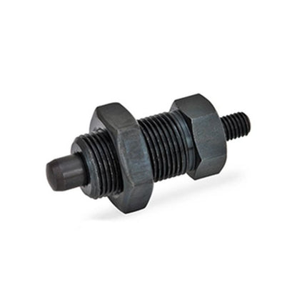 1087343 | PLIT-050-095F-00-SH-C --- Indexing Plungers - 3/8-24 UNF - 9.53mm - 17 mm - 0.7 N Non Locking - Steel Plunger