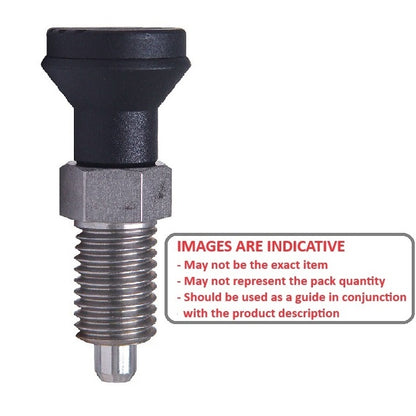 1063454 | PLIT-080-158C-74-K-C --- Indexing Pull Knob Plungers - 5/8-11 UNC - 15.88mm - 73.9 mm - 1.5 N Non Locking - Steel Plunger