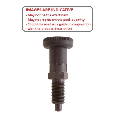 1087341 | PLIT-050-095F-21-LSH-C --- Indexing Plungers - 3/8-24 UNF - 9.53mm - 17 mm - 0.7 N Locking - Steel Plunger