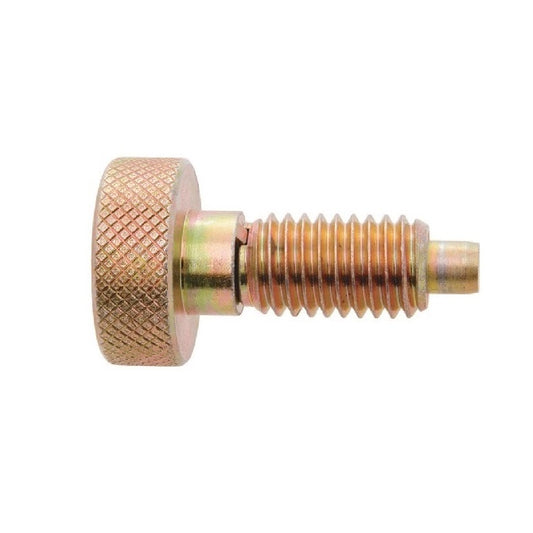 Spring Plungers - 10-32 UNF - 4.76mm - 10.2 mm - 2.2 N Knurled Handle - Steel