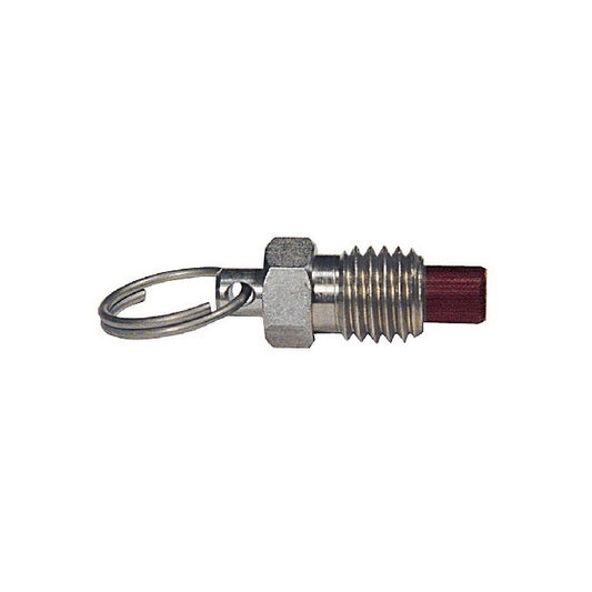 Spring Plungers - 1/2-13 UNC -12.7mm- 10.3 mm - 4.5 N - Stainless Steel Body with Phenolic