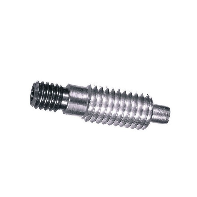 Spring Threaded Adapter Plungers - M16 - 16x2mm - 25.4 mm - 13 N Non Locking - Steel