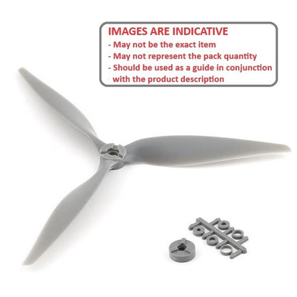 1059906 | PPE3-050-030-P-GEN (3 Pcs) --- RC Plane Propellers Hobby - Size Reference 5 X 3 Generic - Plastic Electric Propeller