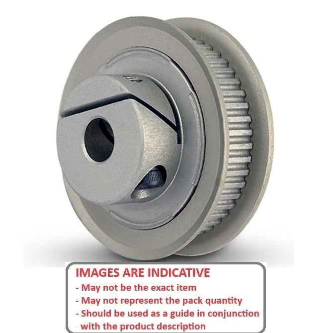 1135148 | P-030H-026-060FF-AL-E-064 --- Metric Timing Pulleys - 26 tooth - 6x6.35 mm - Aluminium