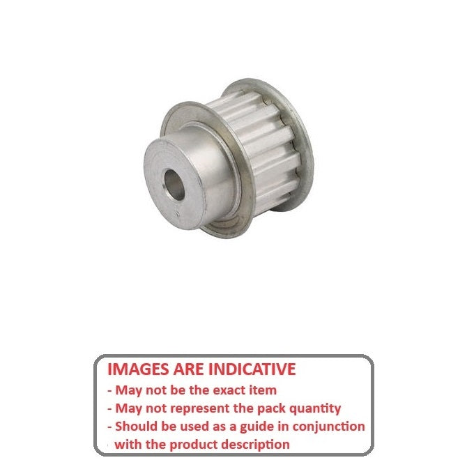 1121867 | P-050A-020-100FF-AL-N-060 --- Metric Timing Pulleys - 20 tooth - 10x6 mm - Aluminium