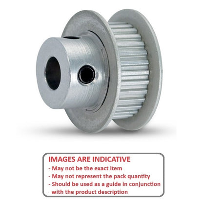 1125094 | P-020G-021-030FF-AL-G-048 --- Metric Timing Pulleys - 21 tooth - 3x4.763 mm - Aluminium