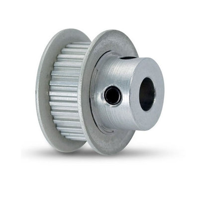 1142889 | P-020G-032-030FF-AL-G-064 --- Metric Timing Pulleys - 32 tooth - 3x6.35 mm 2mm Pitch - Aluminium Pulley