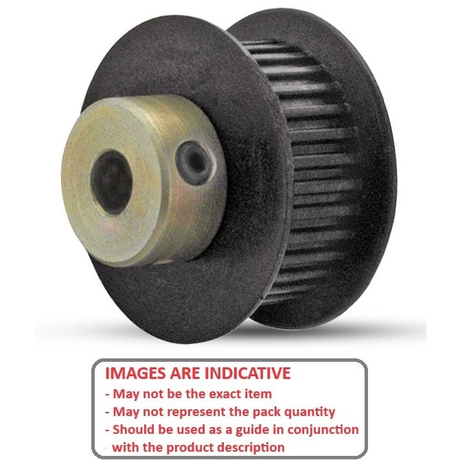 1157755 | P-MXL-048-060FF-PP-GB-060 --- Inch Timing Pulleys - 48 tooth - 6.4x6 mm 2.032mm Pitch MXL - Plastic Pulley