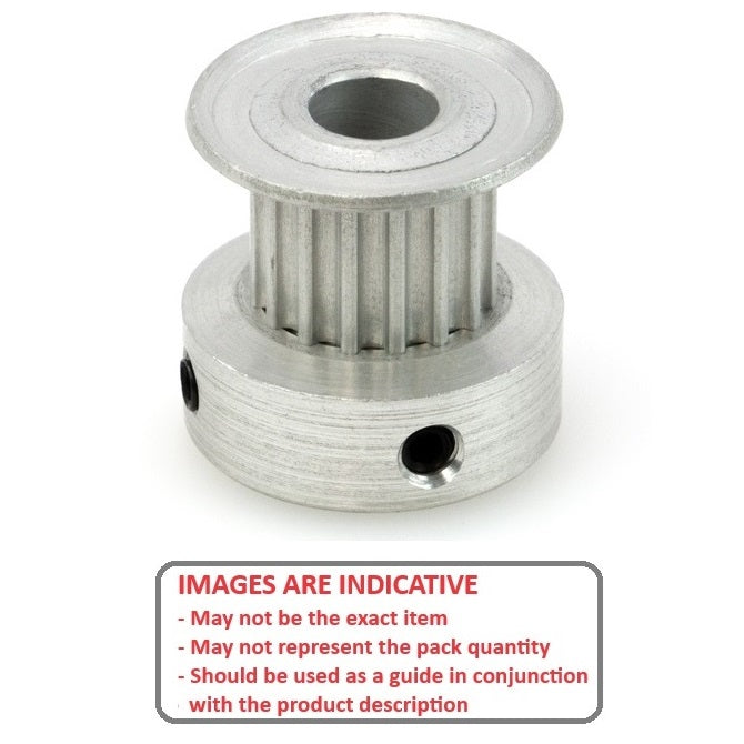 1112608 | P-030G-016-150FH-AL-G-064 --- Metric Timing Pulleys - 16 tooth - 15x6.35 mm - Aluminium