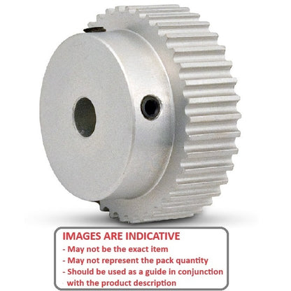 1089402 | P-XL-010-095P-AL-G-048 --- Inch Timing Pulleys - 10 tooth - 9.5x4.763 mm 5.080mm Pitch XL - Aluminium Pulley