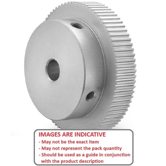 1185348 | P-020G-100-090P-AL-G-079 --- Metric Timing Pulleys - 100 tooth - 9x7.938 mm - Aluminium