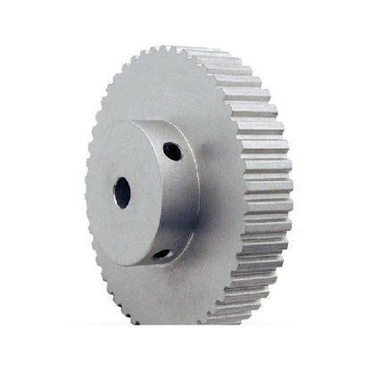 1160054 | P-050T-048-160P-AS-N-080 --- Metric Timing Pulleys - 48 tooth - 16x8 mm - Aluminium with Steel Flanges