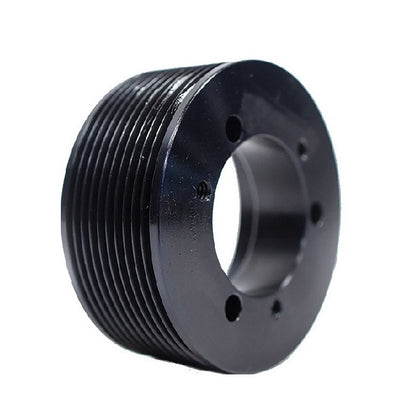 Poly V Pulleys - 85.09 mm - 10 - 85.85  - Steel - Black Oxide