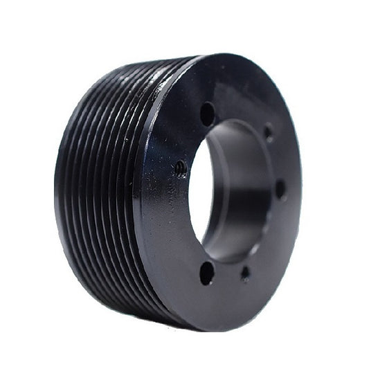 Poly V Pulleys - 85.09 mm - 10 - 85.85  - Steel - Black Oxide