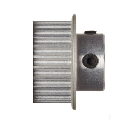 1122589 | P-050H-020-090SF-AL-G-060 (Each) --- Metric Timing Pulleys - 20 tooth - 9x6 mm 5mm Pitch - Aluminium Pulley